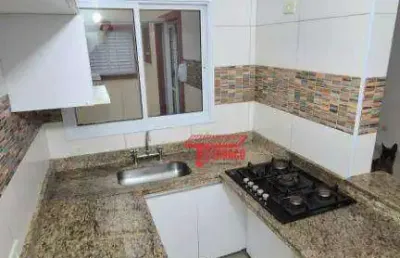 Apartamento com 2 dormitórios à venda, 67 m²  - paraíso - santo andré/sp