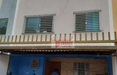 Sobrado com 3 dormitórios à venda, 120 m² por r$ 630.000,00 - vila pires - santo andré/sp