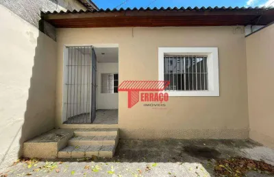 Casa com 2 dormitórios para alugar, 100 m² - vila alzira - santo andré/sp