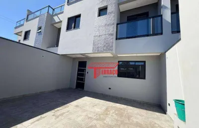 Sobrado com 2 dormitórios à venda, 93 m² - vila linda - santo andré/sp