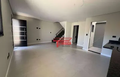 Sobrado com 2 dormitórios à venda, 93 m² - vila linda - santo andré/sp