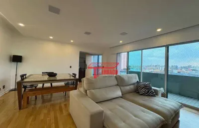 Apartamento com 3 dormitórios à venda, 191 m² - vila valparaíso - santo andré/sp