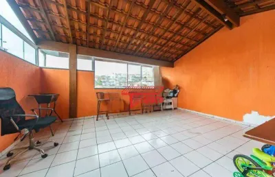 Cobertura com 2 dormitórios à venda, 58 m² por r$ 295.000,00 - vila guaraciaba - santo andré/sp