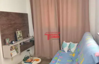Apartamento com 2 dormitórios à venda, 48 m²- parque são vicente - mauá/sp
