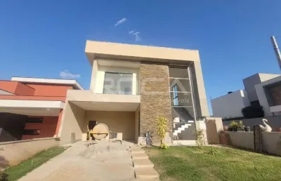 Sobrado com 3 suítes e varanda gourmet na quinta da boa vista em ribeirão preto