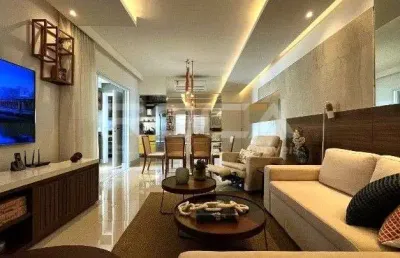 Apartamento à venda com 3 dormitórios no bairro bosque das juritis, em ribeirão preto.