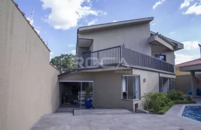 Sobrado à venda com 3 suítes e salão comercial na ribeirânia, ribeirão preto.