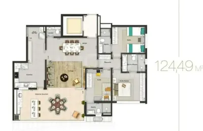 Venda de apartamentos / padrão na cidade de ribeirão preto