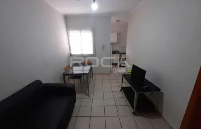 Apartamento mobiliado à venda com 1 dormitório no bairro nova aliança, em ribeirão preto