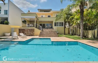Casa em condomínio fechado com 4 quartos à venda na rua cerejeira, 860, tamboré, santana de parnaíba por r$ 4.700.000
