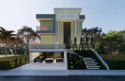 Casa em condomínio fechado com 4 quartos à venda na alameda das sapucaias, 214, alphaville, santana de parnaíba por r$ 9.500.000