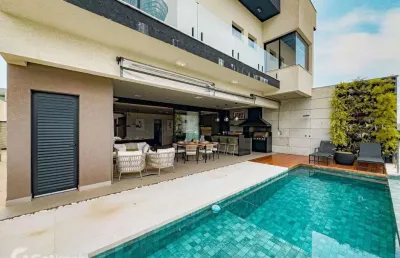 Casa em condomínio fechado com 4 quartos à venda na alameda hydra, 204, alphaville, santana de parnaíba por r$ 5.950.000