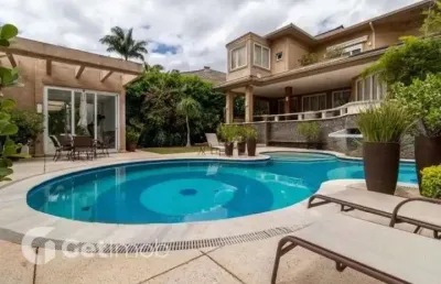 Casa em condomínio fechado com 4 quartos à venda na xian, 57, tamboré, santana de parnaíba por r$ 18.500.000