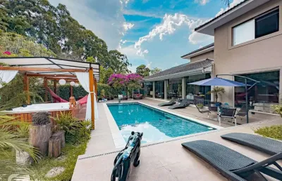 Casa em condomínio fechado com 5 quartos à venda na avenida campinas, 558, residencial tamboré, barueri por r$ 13.000.000