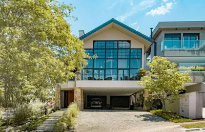 Casa em condomínio fechado com 4 quartos à venda na alameda das quaresmeiras, 244, tamboré, santana de parnaíba por r$ 5.500.000
