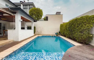 Casa em condomínio fechado com 5 quartos à venda na alameda das bauhínias, 427, tamboré, santana de parnaíba por r$ 5.600.000