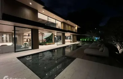 Casa em condomínio fechado com 5 quartos à venda na uruguai, 253, alphaville residencial dois, barueri por r$ 32.000.000