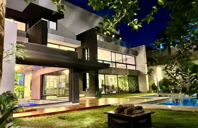 Casa em condomínio fechado com 5 quartos à venda na bolívia, 105, alphaville residencial dois, barueri por r$ 26.500.000