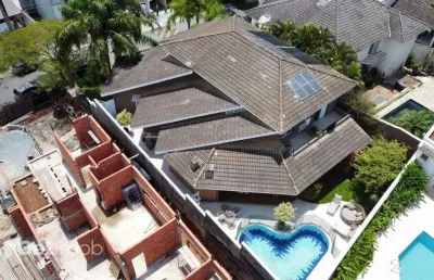 Casa em condomínio fechado com 4 quartos para alugar na nhambiquaras, 368, alphaville, santana de parnaíba por r$ 30.000