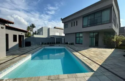 Casa em condomínio fechado com 4 quartos para alugar na belgrado, 347, alphaville residencial zero, barueri por r$ 35.000