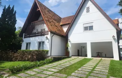 Casa em condomínio fechado com 5 quartos para alugar na chile, 150, alphaville residencial dois, barueri por r$ 20.000
