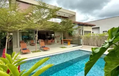 Casa em condomínio fechado com 4 quartos à venda na alameda dos buritis, 164, alphaville, santana de parnaíba por r$ 9.000.000