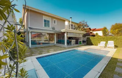 Casa em condomínio fechado com 3 quartos à venda na das gardênias, 111, alphaville, santana de parnaíba por r$ 3.750.000