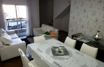 Cobertura 166 m² à venda no bairro santa maria em são caetano 3 quartos, 2 vagas