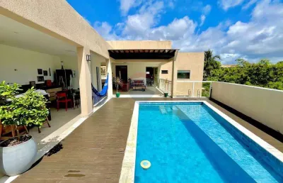 Vilas do atlântico casa de alto padrão com 460m² de área total - oportunidade