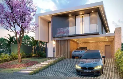 Casa duplex 4 suites - condominio fechado em camaçari