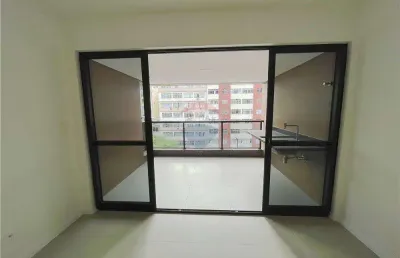 Ap quarto e sala, 47,5 m² - 3º andar - varanda - piscina no rooftop - vista deslumbrante para o mar da barra, completa estrutura de lazer