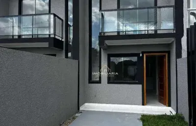 Sobrado com 3 dormitórios à venda, 67 m² por r$ 380.000,00 - tatuquara - curitiba/pr