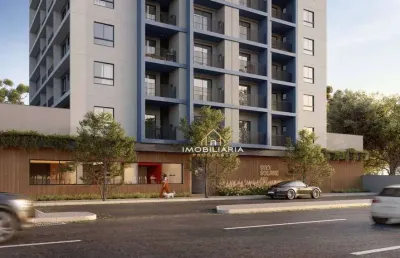 Studio com 1 dormitório à venda, 30 m² por r$ 437.000 - portão - curitiba/pr