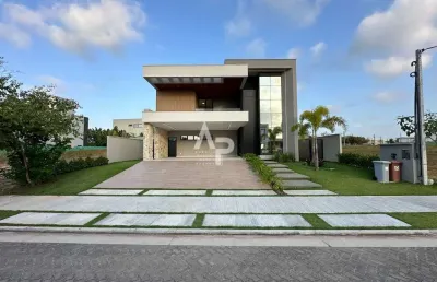 Casa à venda no residencial ceará 1 na cidade alpha - eusébio/ce. luxo e modernidade em lote exclusivo.