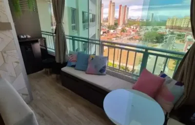 Lindo apartamento no villa park reformado e mobiliado - ponta negra - neopolis - próximo a ayrton senna.