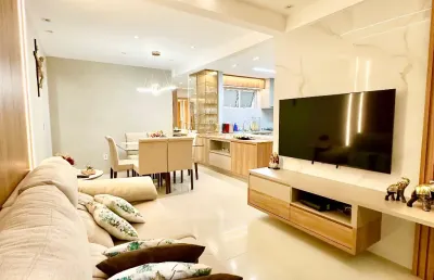 Apartamento reformado e mobiliado no condomínio torres di maria- neopolis- natal