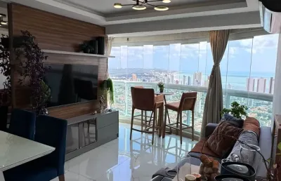 Vendo apartamento reformado e mobiliado no condomínio clube estrela do atlântico - vista mar em ponta negra - natal rn