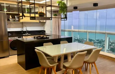 Alugo apartamento reformado e mobiliado estrela do atlântico condomínio clube-vista mar-  ponta negra/ natal
