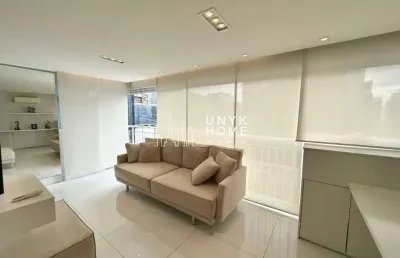Apartamento exclusivo para locação | mobiliado, vila nova conceição, condomínio alto padrão