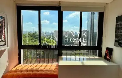 Apartamento mobiliado de 38m² com 1 dormitório e 1 vaga / itaim bibi