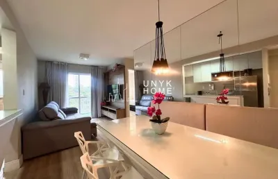 Apartamento mobiliado com 2 quartos, varanda e 1 vaga - 67 m² em santo amaro
