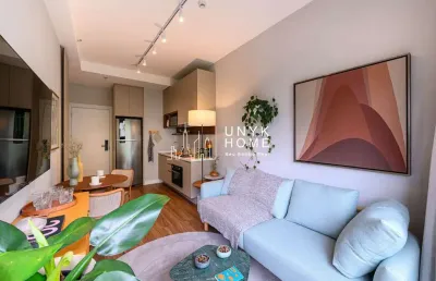 Apartamento moderno de 1 dormitório, com 34,79m² em higienópolis