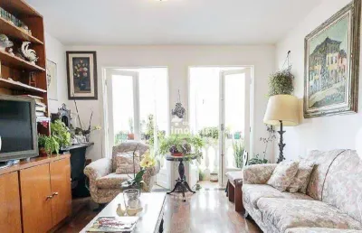 Apartamento com sacada, 3 dormitórios e 1 vaga na vila madalena