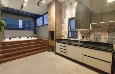 Penthouse com 3 dorms, pompéia, santos - r$ 1.84 mi, cod: 3002175