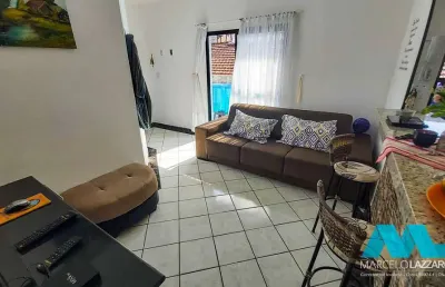 Apartamento com 1 quarto e 1 vaga privativa no boqueirão em praia grande