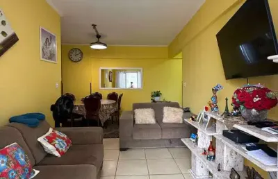 Apartamento de 85 m², 2 quartos na aviação em praia grande a 100 m da praia