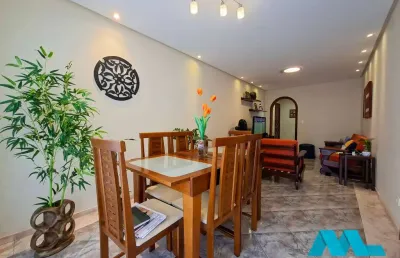 Frente mar ! apartamento 2 quartos, 2 vagas, na guilhermina em praia grande