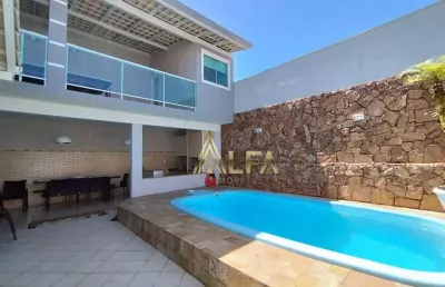 Casa espaçosa c. 4 dorm.´mobiliada, com piscina - itajaí sc