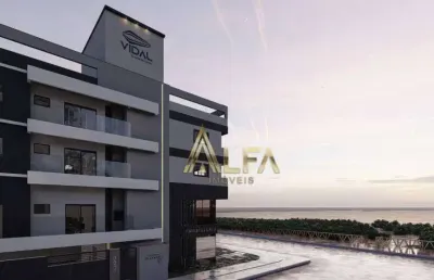 Apartamento frente mar com 2 suítes à venda,  por r$ 680.000 - centro - navegantes/sc