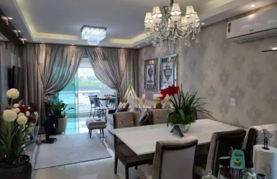 Apartamento mobiliado decorado 800 metros da praia.